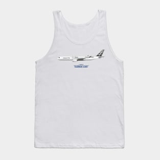 Illustration of Airbus A350 F-WWYB Tank Top